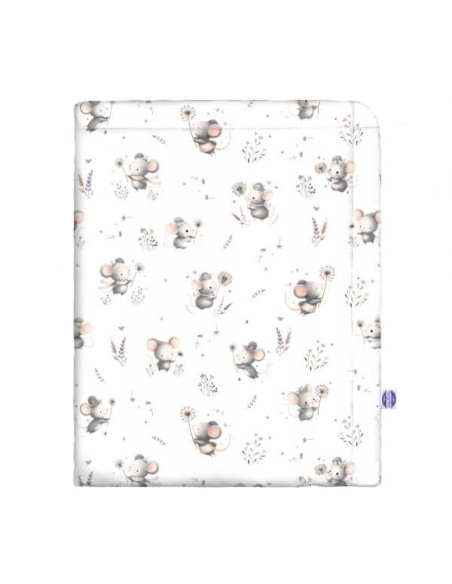 Myszki - Narzuta bawełniana na łóżko - dowolny rozmiar