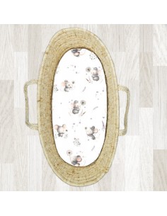 Myszki - Prześcieradło do Gondoli / Kosza Mojżesza