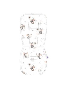 Myszki - Wkładka do wózka bawełniana