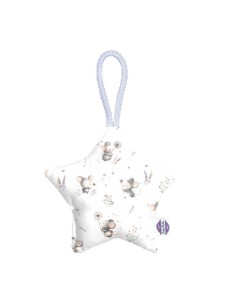 Myszki - Zawieszka dekoracyjna gwiazdka - 13x13 cm