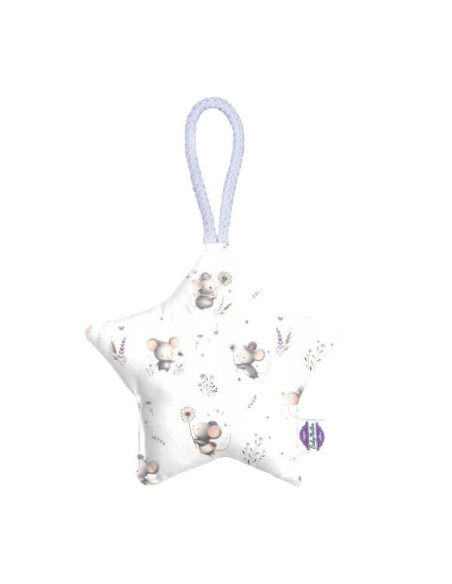 Myszki - Zawieszka dekoracyjna gwiazdka - 13x13 cm