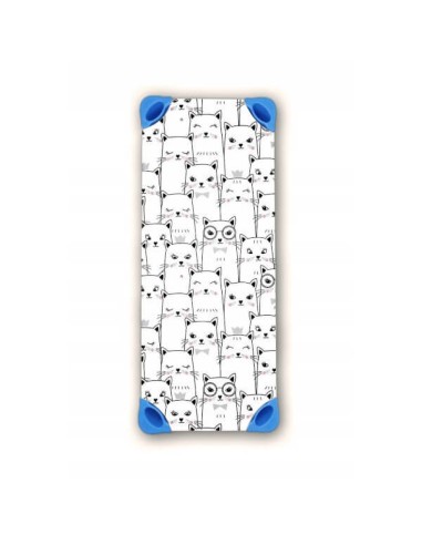 Kotek - Prześcieradło z gumkami na leżaczek przedszkolny