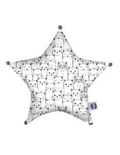 Kotek - Poduszka Dekoracyjna Gwiazdka Wafel + Bawełna 45x45 cm