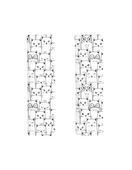 Kotek - Ochraniacz na pasy bawełna + velvet