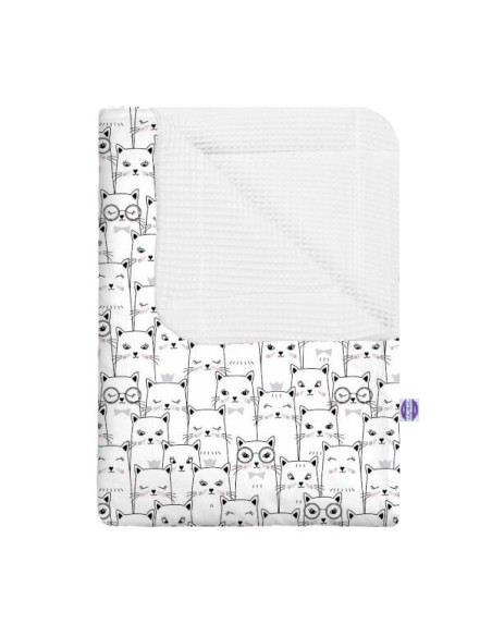 Kotek - Kocyk Wafel - dowolny rozmiar