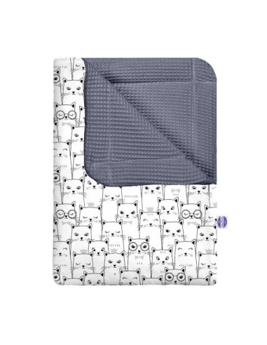 Kotek - Kocyk Wafel - dowolny rozmiar