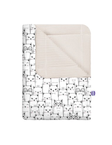 Kotek - Kocyk Wafel - dowolny rozmiar