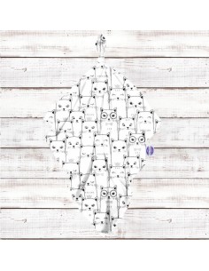 Kotek - Pieluszka bawełniana - dowolny rozmiar