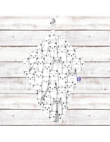 Kotek - Pieluszka bawełniana - dowolny rozmiar