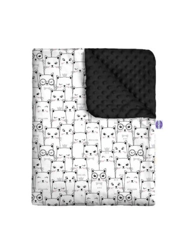 Kotek - Kocyk Minky - dowolny rozmiar