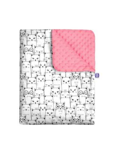 Kotek - Kocyk Minky - dowolny rozmiar