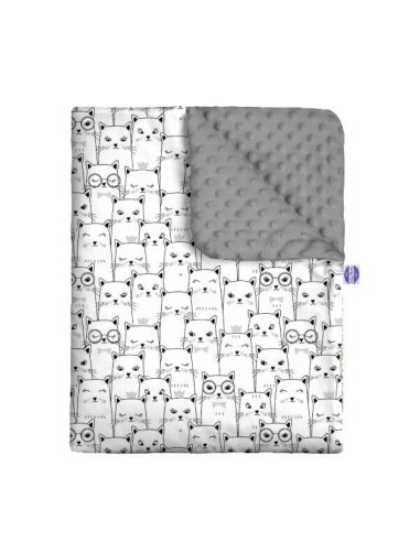 Kotek - Kocyk Minky - dowolny rozmiar