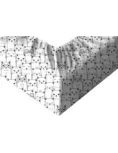 Kotek - Prześcieradło Bawełniane z Gumką - Dowolny Rozmiar