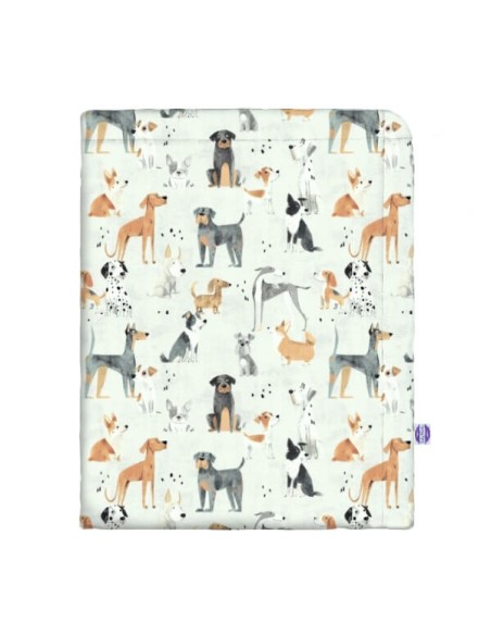 Psy - Narzuta bawełniana na łóżko - dowolny rozmiar