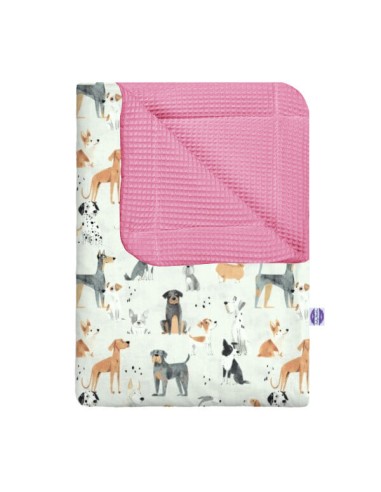 Psy - Kocyk Wafel - dowolny rozmiar