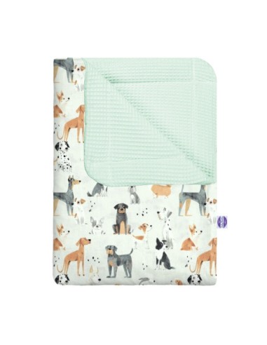 Psy - Kocyk Wafel - dowolny rozmiar