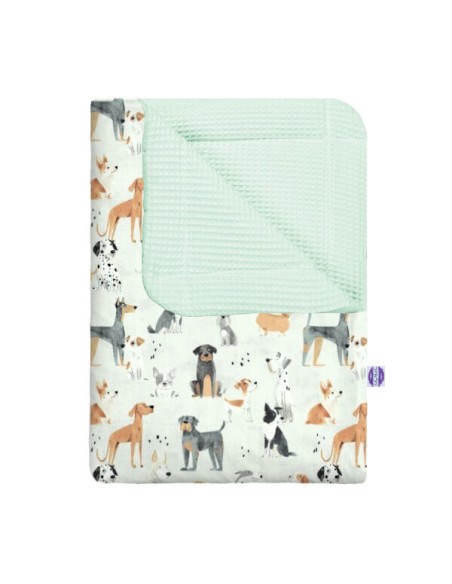 Psy - Kocyk Wafel - dowolny rozmiar