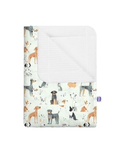 Psy - Kocyk Wafel - dowolny rozmiar