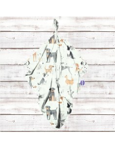 Psy - Pieluszka bawełniana - dowolny rozmiar