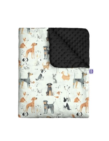 Psy - Kocyk Minky - dowolny rozmiar