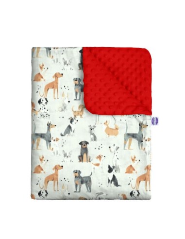 Psy - Kocyk Minky - dowolny rozmiar