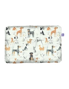 Psy - Poduszka Bawełna + Minky - dowolny rozmiar