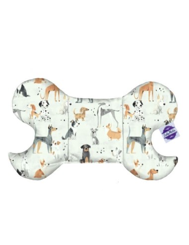 Psy - Poduszka Motylek Antywstrząsowy dla Niemowlaka - Bawełna + Bawełna