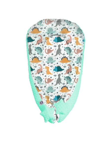 Gady - Duży Kokon Niemowlęcy 110x70 cm Bawełna + Minky