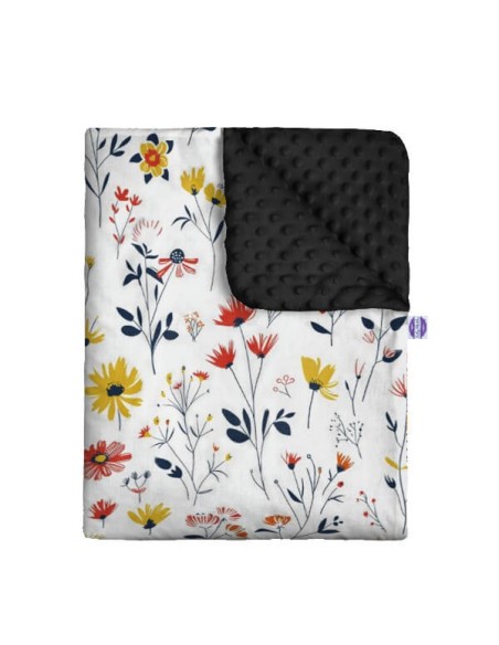 Łąka - Kocyk Minky - dowolny rozmiar