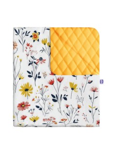 Łąka - Kocyk do fotelika samochodowego - bawełna + velvet