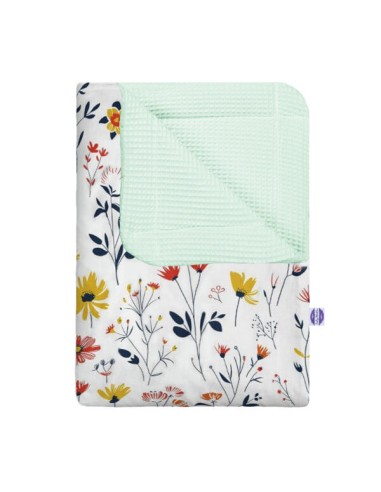 Łąka - Kocyk Wafel - dowolny rozmiar