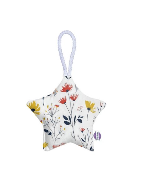 Łąka - Zawieszka dekoracyjna gwiazdka - 13x13 cm