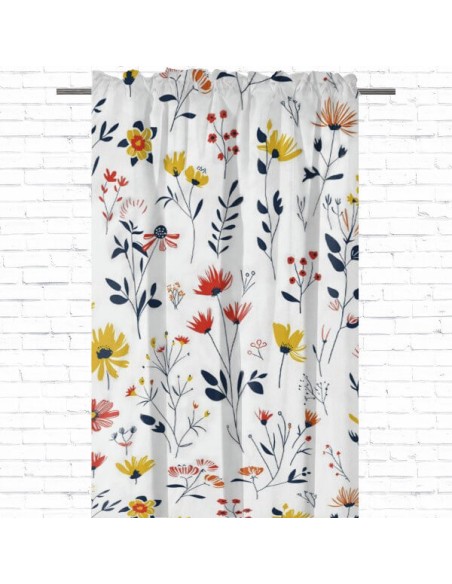 Łąka - Zasłona bawełniana dekoracyjna