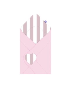 Pasy różowe - Becik Niemowlęcy Bawełniany