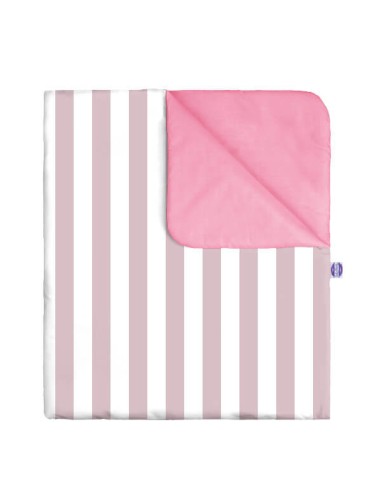 Pasy różowe - Komplet Pościeli Bawełnianej - dowolny rozmiar