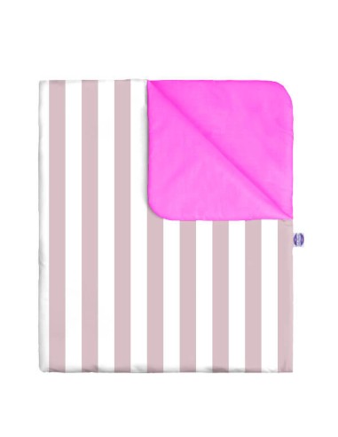 Pasy różowe - Komplet Pościeli Bawełnianej - dowolny rozmiar