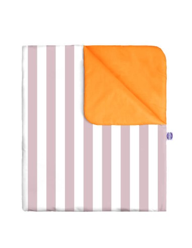 Pasy różowe - Komplet Pościeli Bawełnianej - dowolny rozmiar