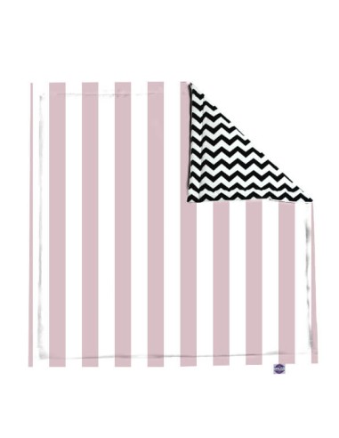 Pasy różowe - Mata do zabawy i raczkowania - Prostokątna - dowolny rozmiar