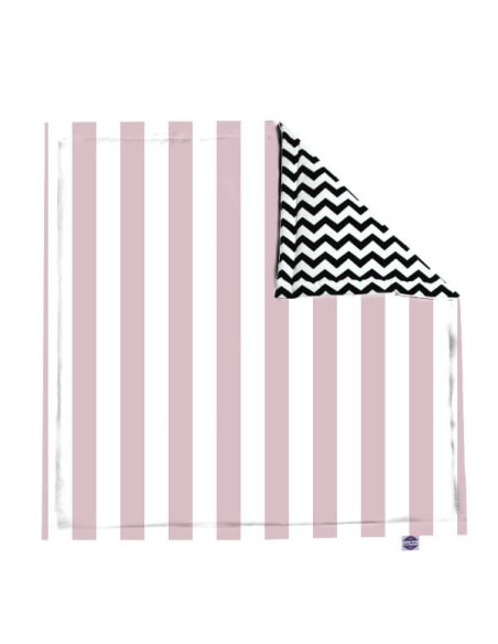 Pasy różowe - Mata do zabawy i raczkowania - Prostokątna - dowolny rozmiar