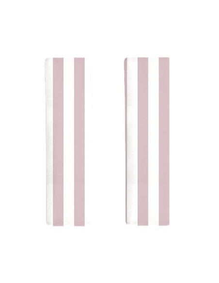 Pasy różowe - Ochraniacz na pasy bawełna + minky