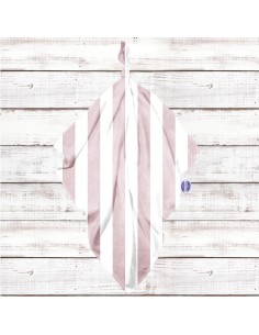 Pasy różowe - Pieluszka bawełniana - dowolny rozmiar