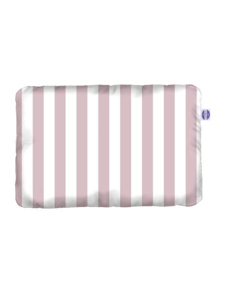 Pasy różowe - Poduszka bawełna + wafel - dowolny rozmiar