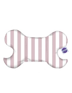 Pasy różowe - Poduszka Motylek Antywstrząsowy dla Niemowlaka - Bawełna + Bawełna