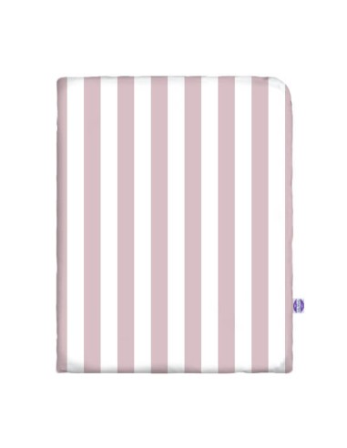 Pasy różowe - Poszewka Bawełniana na Kołdrę - dowolny rozmiar