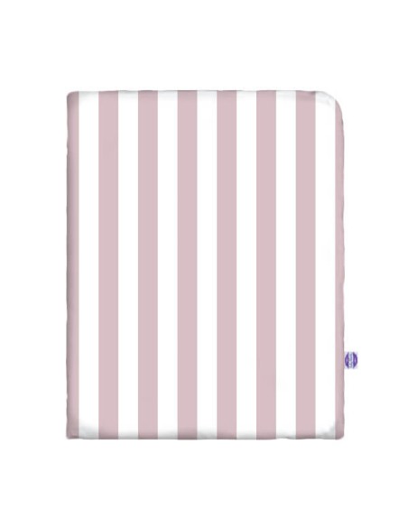 Pasy różowe - Poszewka Bawełniana na Kołdrę - dowolny rozmiar