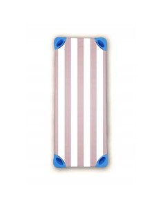 Pasy różowe - Prześcieradło z gumkami na leżaczek przedszkolny