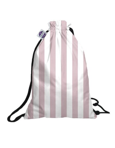 Pasy różowe - Worek na ubranka