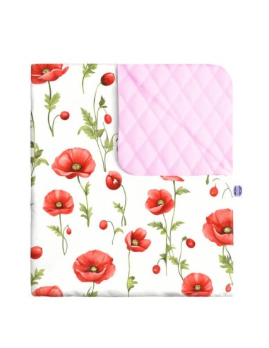 Maki - Narzuta velvet + bawełna - dowolny rozmiar