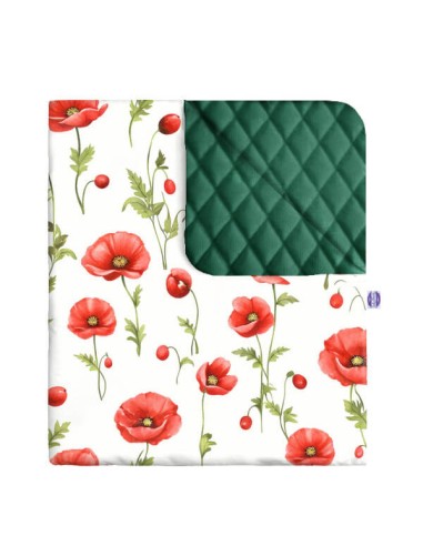 Maki - Narzuta velvet + bawełna - dowolny rozmiar