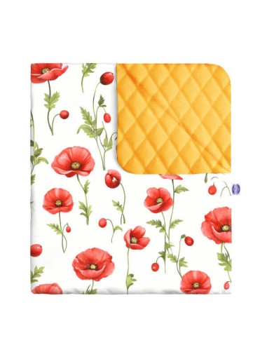 Maki - Narzuta velvet + bawełna - dowolny rozmiar